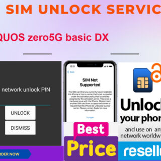 sim unlock service AQUOS zero5G basic DX