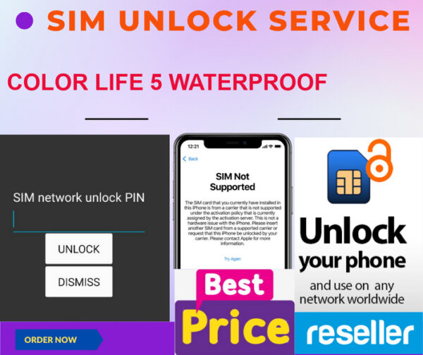 sim unlock service COLOR LIFE 5 WATERPROOF