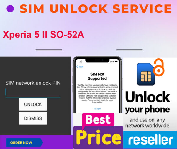 sim unlock service Xperia 5 II SO-52A